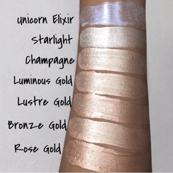 Makeup Revolution Liquid Highlighter - Bronze Gold - Picture 2 of 3